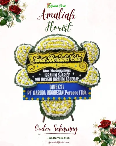 Papan Bunga Duka di Pamotan